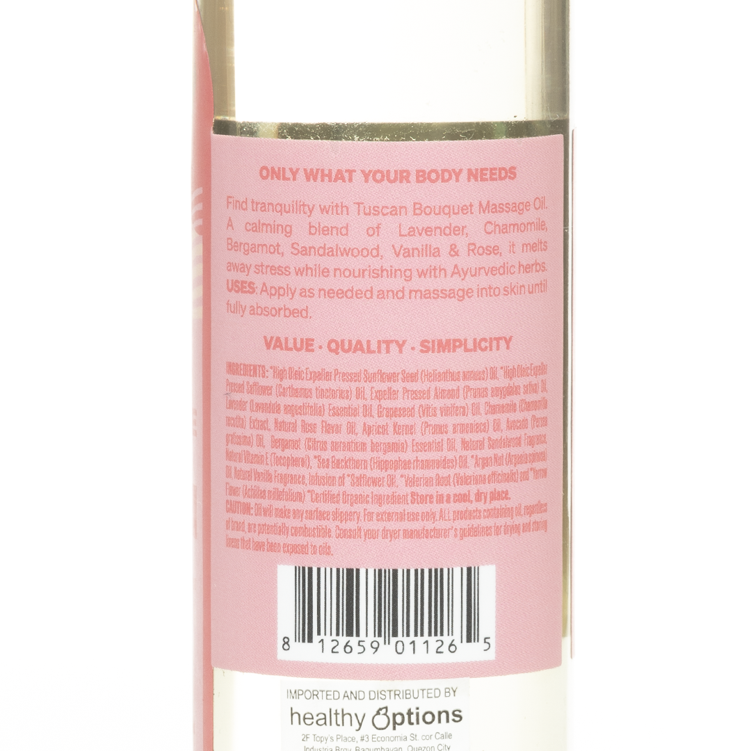 Soothing Touch Tuscan Bouquet Massage Oil 118ml