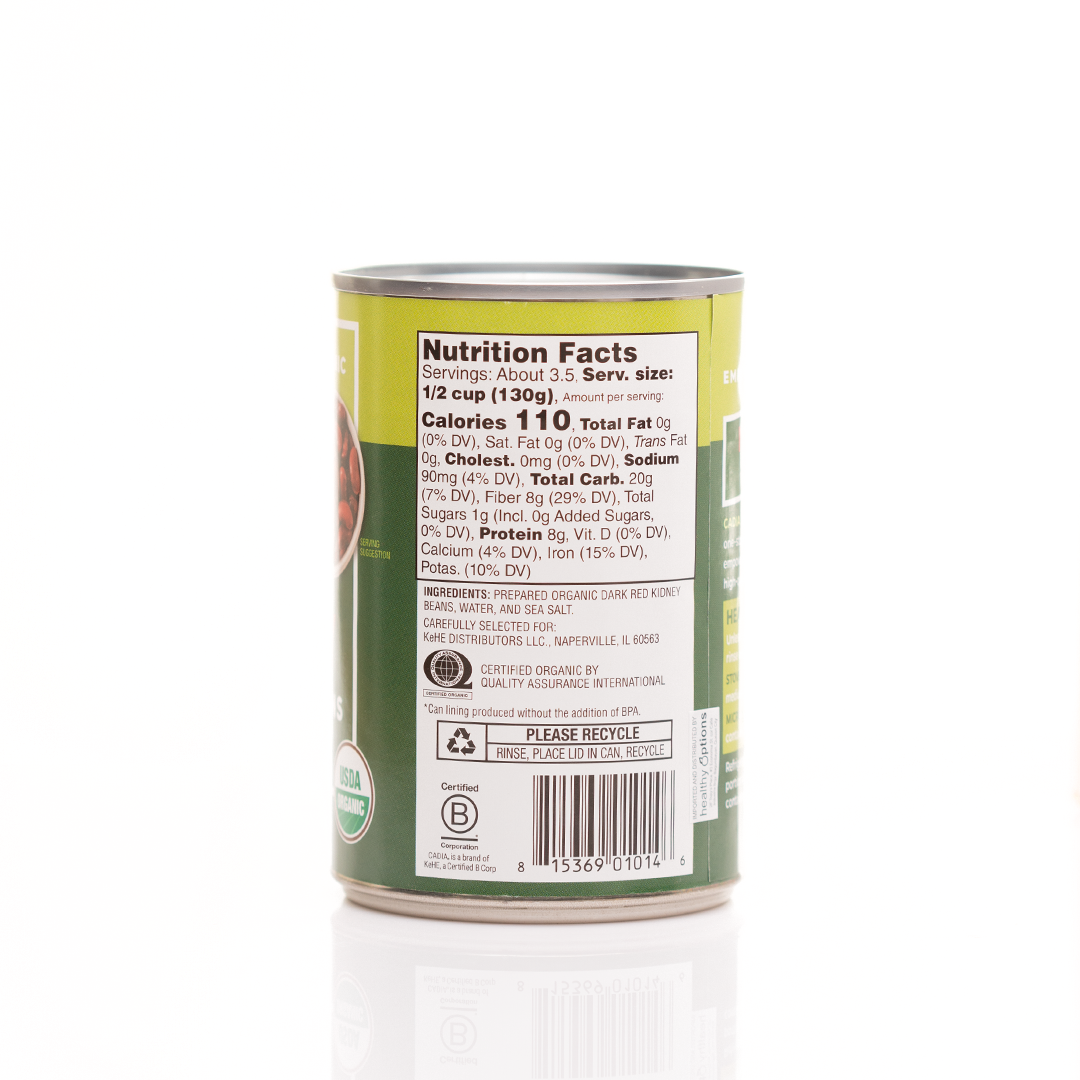 Cadia Organic Red Kidney Beans 425g