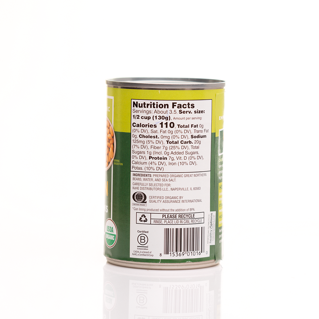 Cadia Organic Great Northern Beans 425g