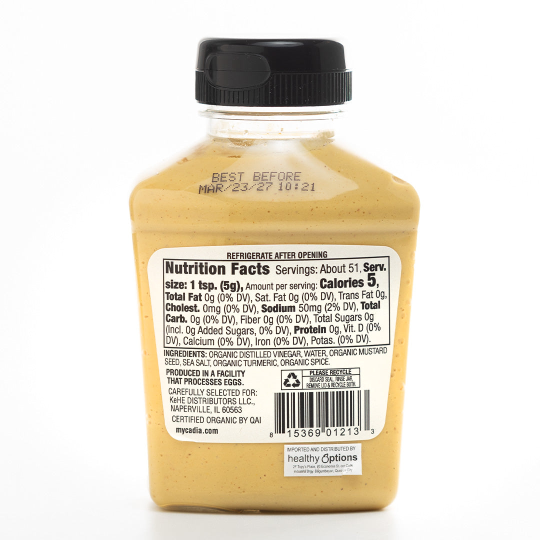 Cadia Organic Dijon Mustard 227g
