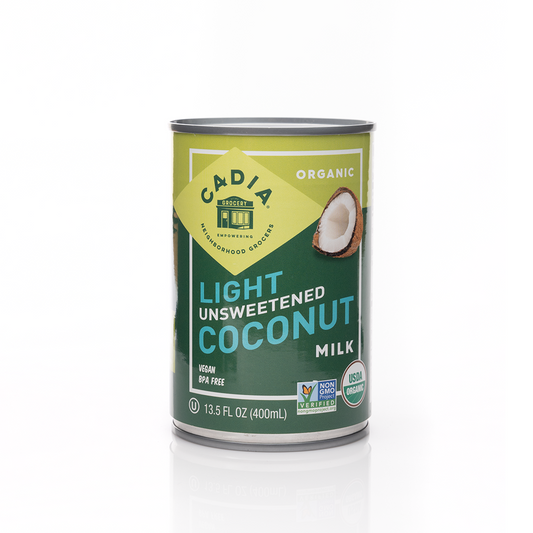 Cadia Organic Light Coconut Milk Unsweetened 400ml