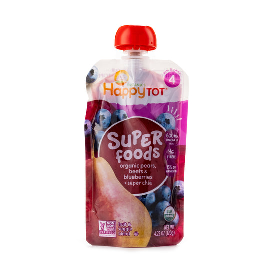 Happy Tot Super Foods Pears, Beets & Blueberries Stage 4 120g