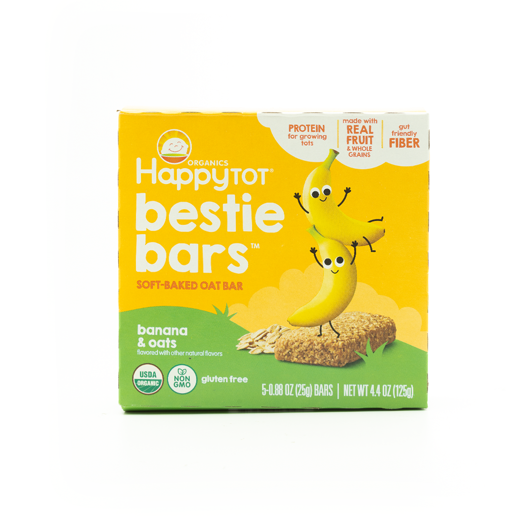 Happy Tot Fiber & Protein Organic Bananas & Carrots 125g