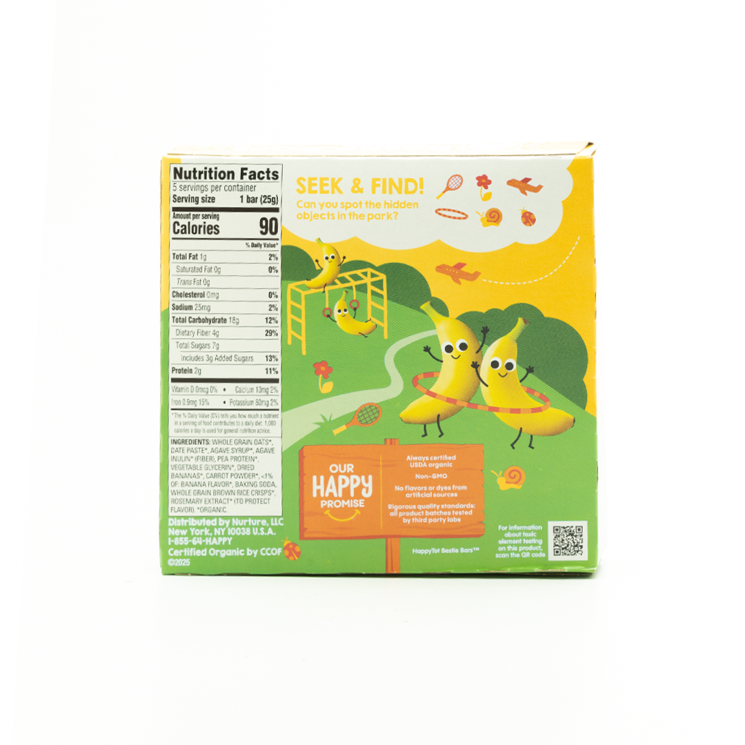 Happy Tot Fiber & Protein Organic Bananas & Carrots 125g