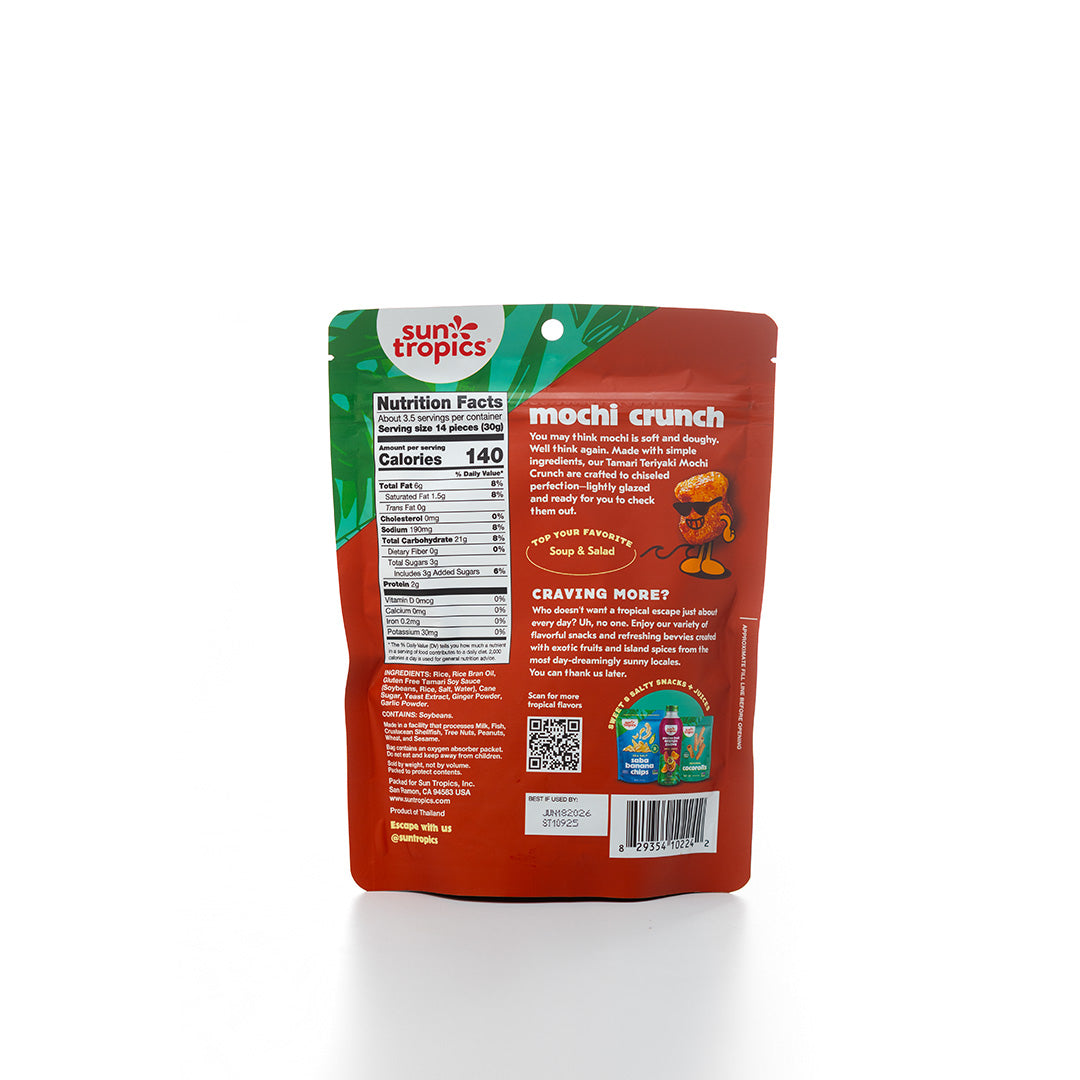 Sun Tropics Mochi Rice Bites Tamari Teriyaki 100g