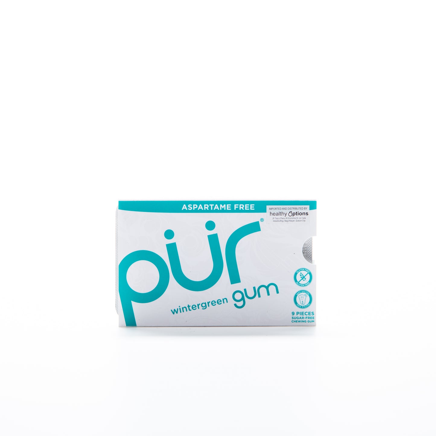 Pur Gum Wintergreen Chewing Gum - 9pcs