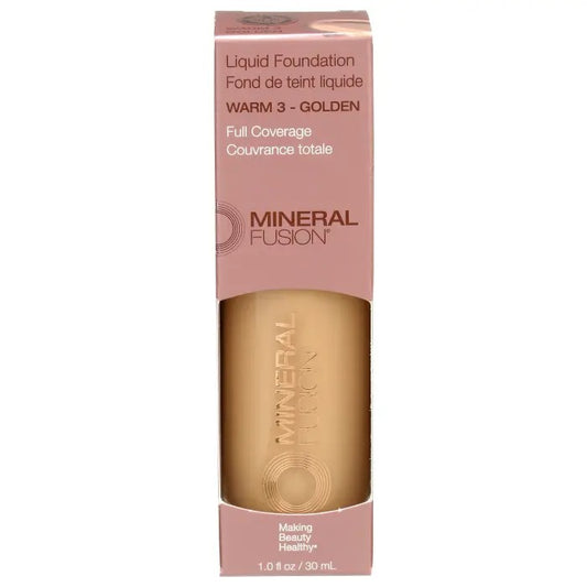 Mineral Fusion Liquid Foundation, Warm 3