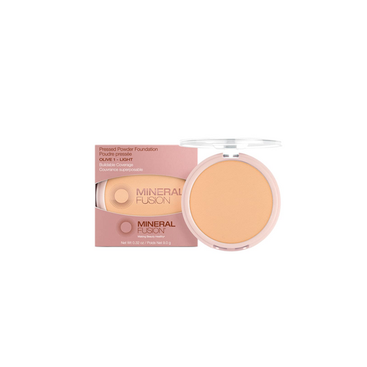 Mineral Fusion Pressed Powder Foundation, Olive 1