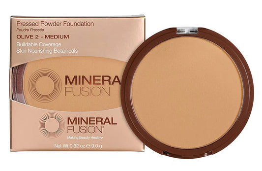 Mineral Fusion Pressed Powder Foundation, Olive 2