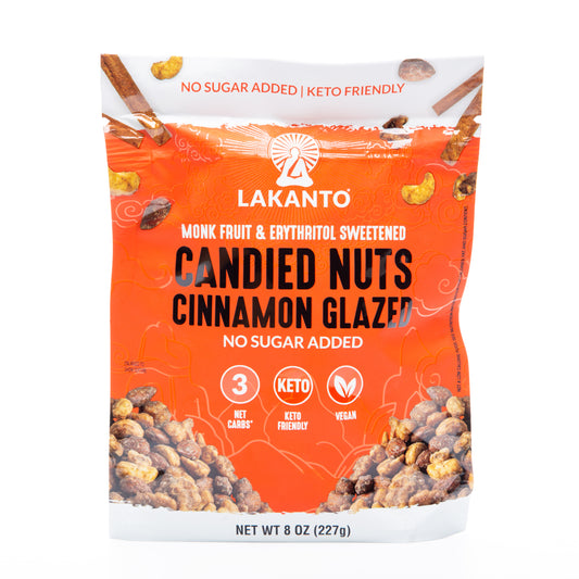 Lakanto Candied Nuts Cinnamon Glazed 227g