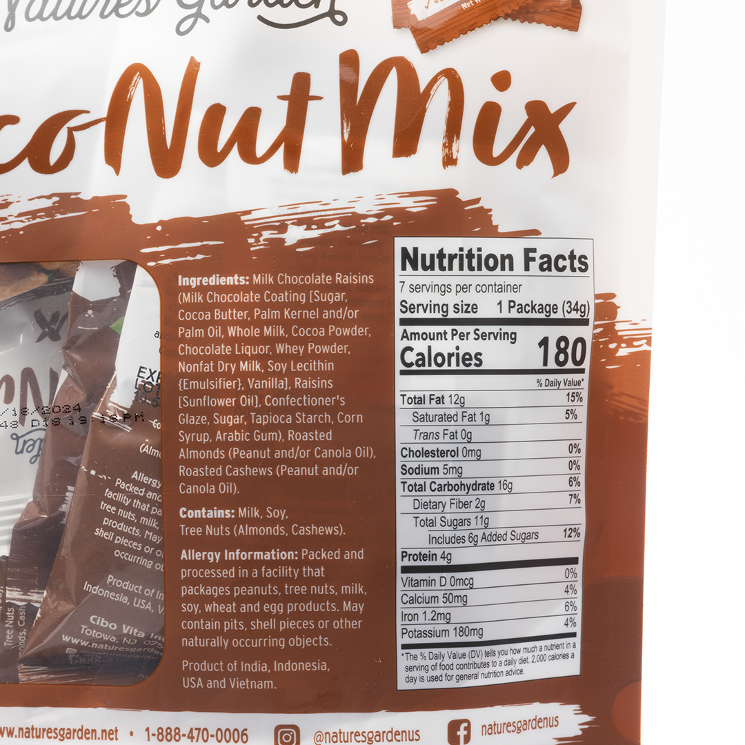 Nature's Garden Choco Nut Mix 7 Bags (34g)