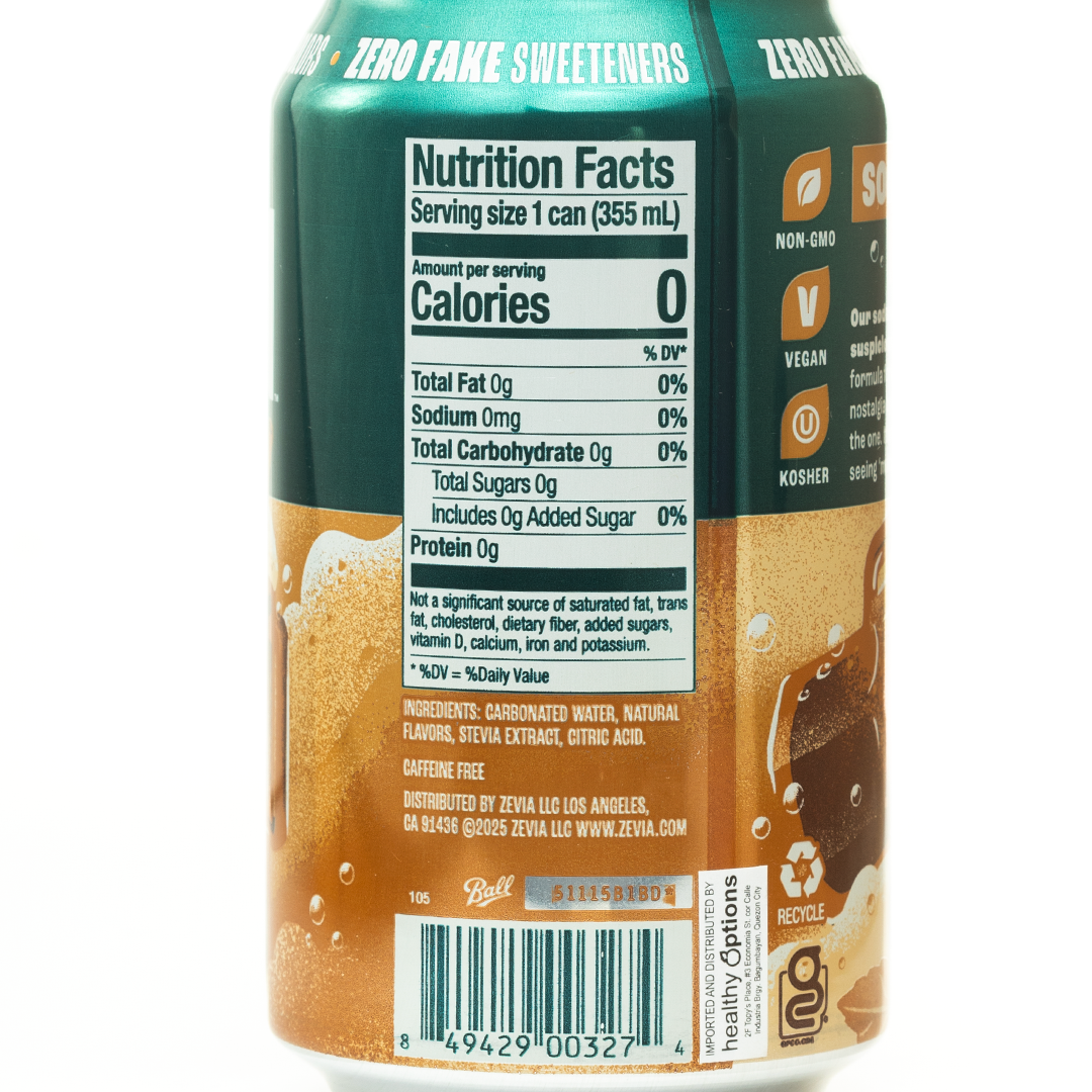 Zevia Creamy Root Beer Soda 355ml