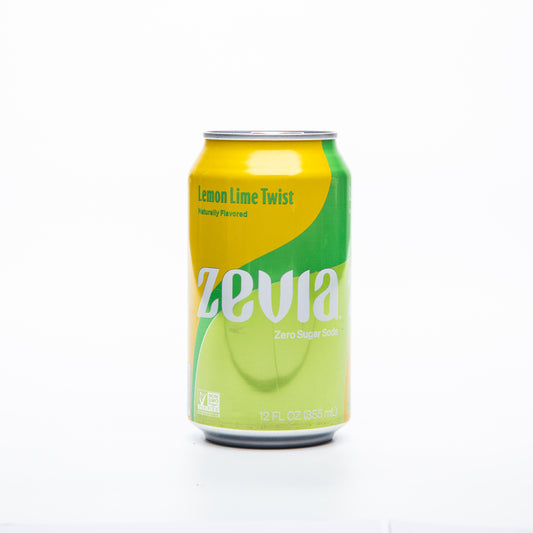 Zevia Lemon Lime Twist Soda 355ml