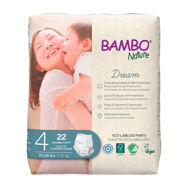 Bambo Nature Dream Training Pants Size 4 7-12kg 22ct