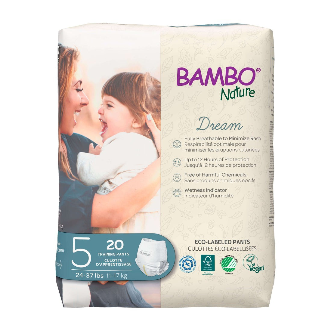 Bambo Nature Dream Training Pants Size 5 11-17kg 20ct