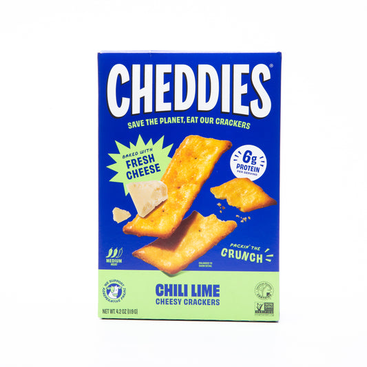 Cheddies Chili Lime Cheesy Crackers 119g