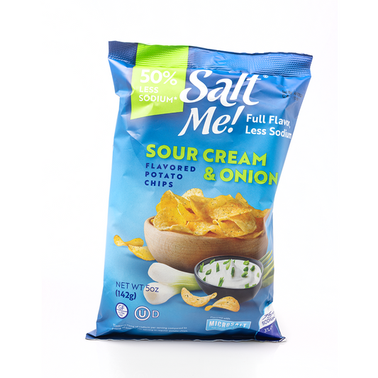 Salt Me! Sour Cream & Onion Potato Chips 142g