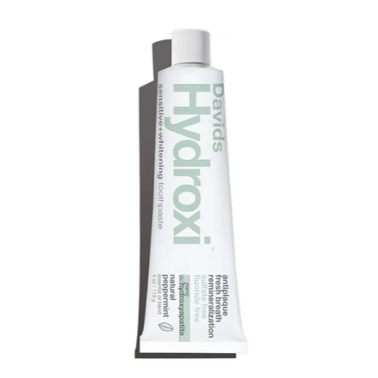 Davids Hydroxi Sensitive Whitening Peppermint Fluoride Free Toothpaste 113g