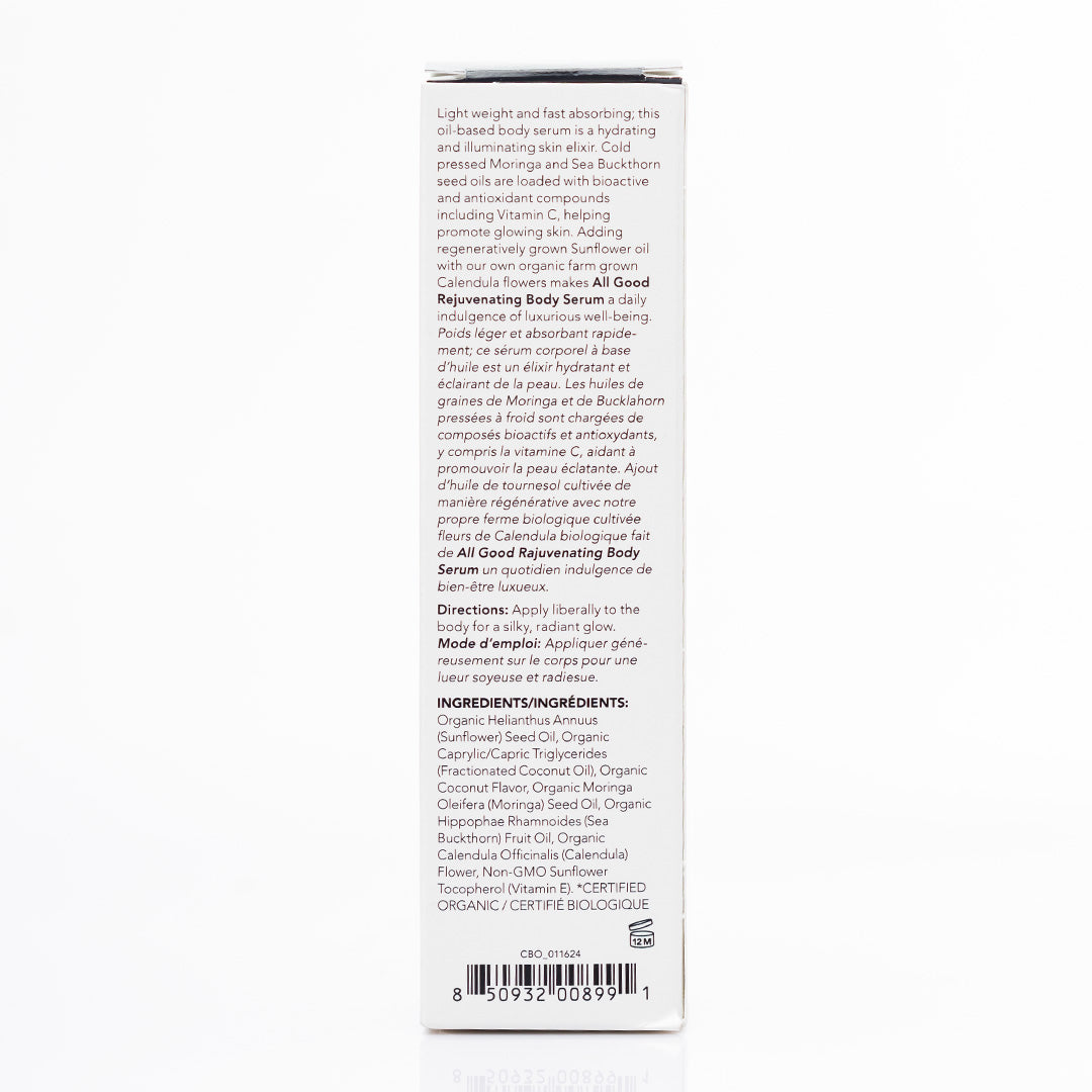 All Good Rejuvenating Body Serum Coconut 89ml