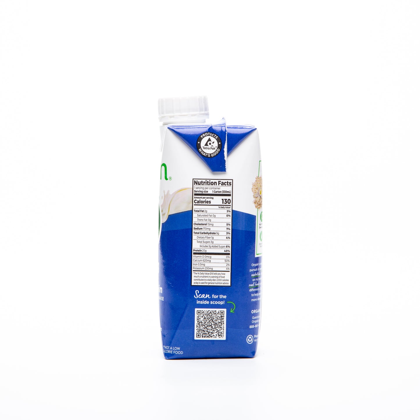 Orgain Protein Shake Vanilla Bean 330ml