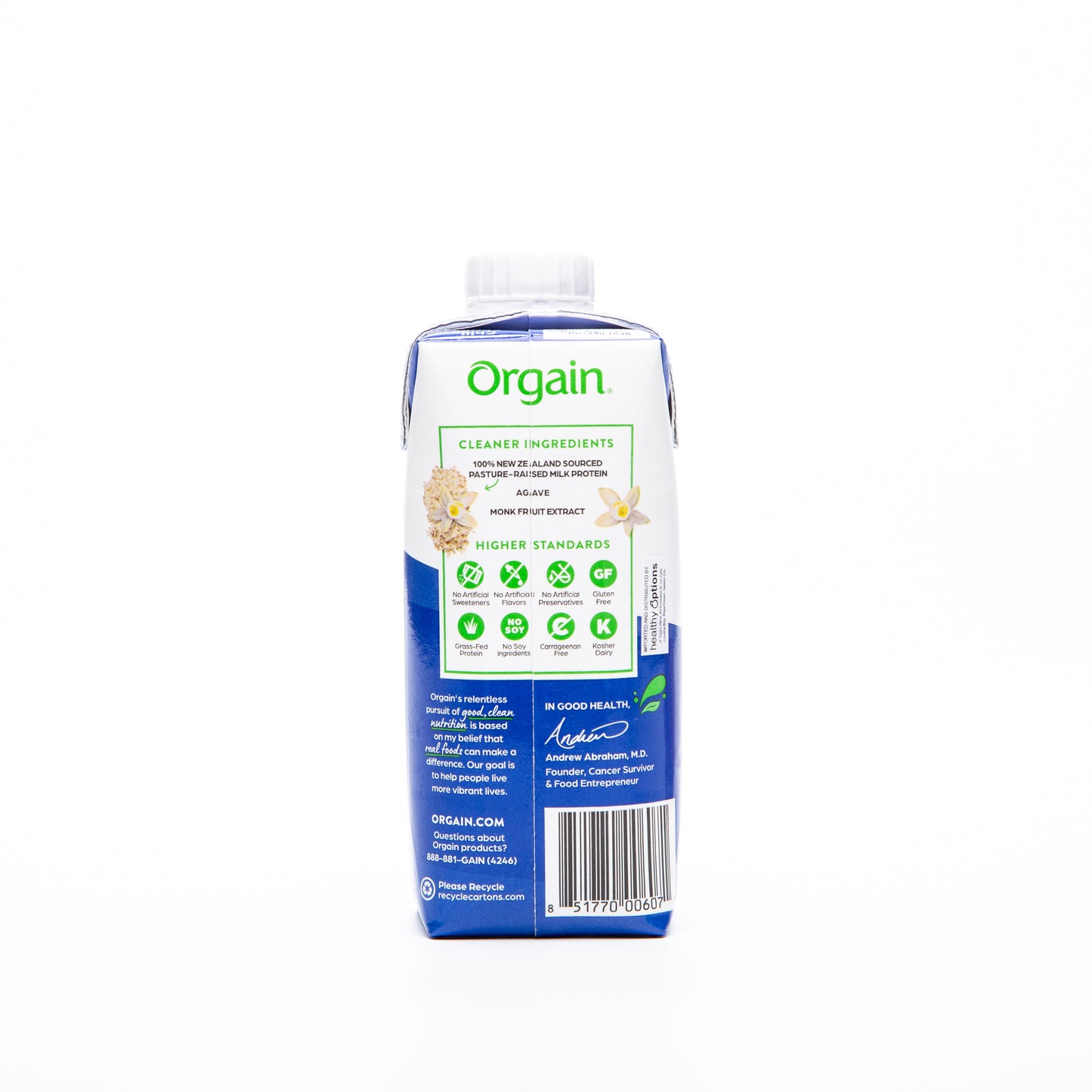 Orgain Protein Shake Vanilla Bean 330ml
