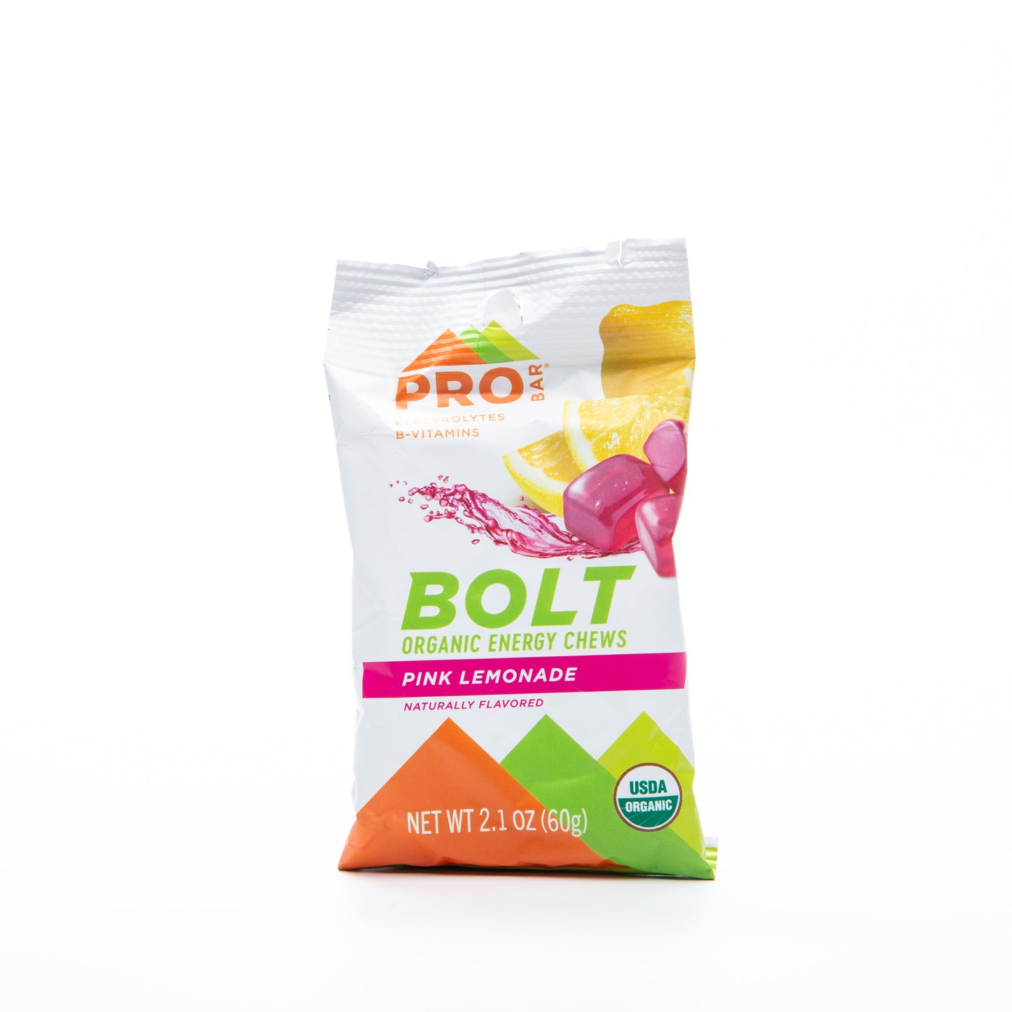 Pro Bar Organic Bolt Pink Lemonade Energy Chews 60g