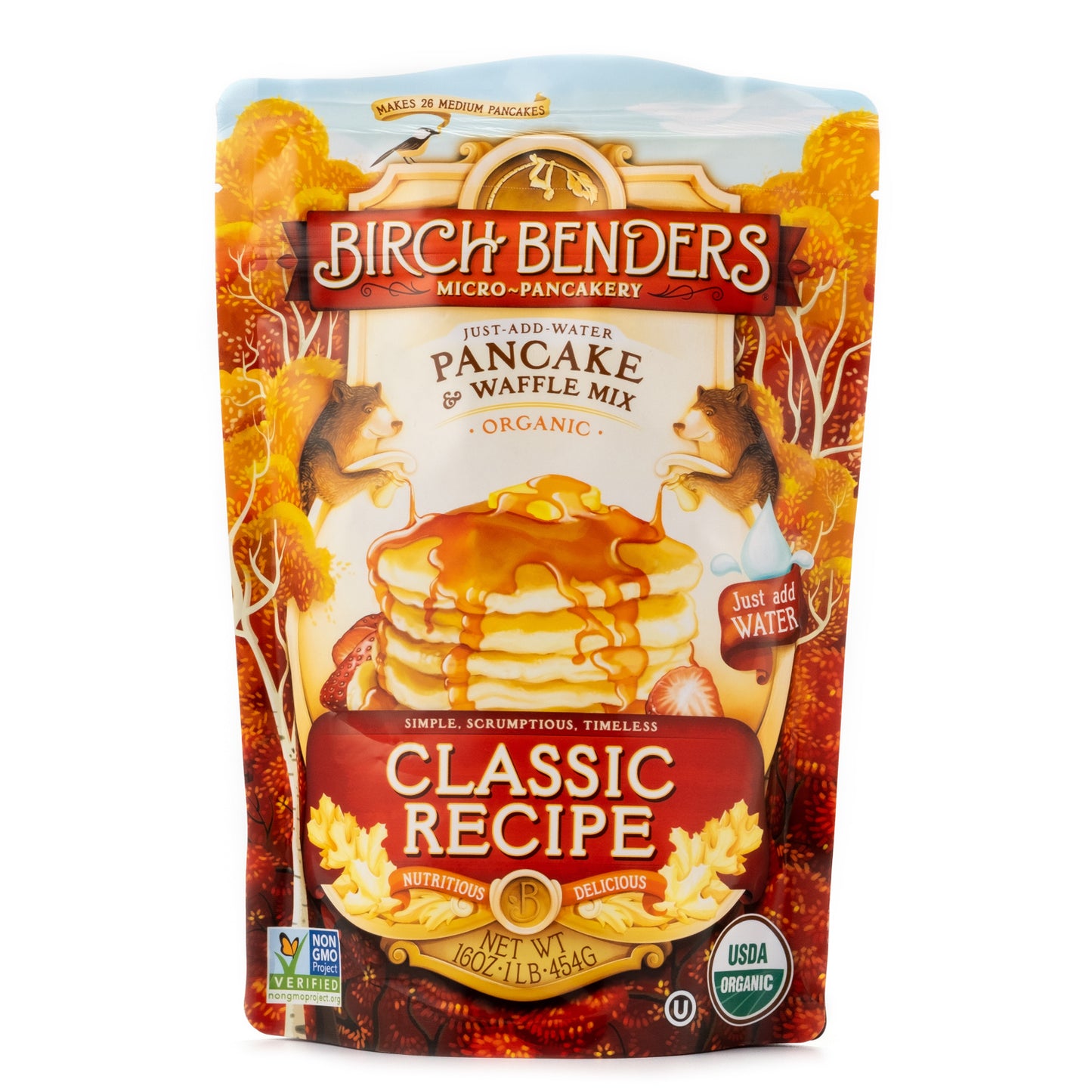Birch Benders Classic Recipe Pancake & Waffle Mix 454g
