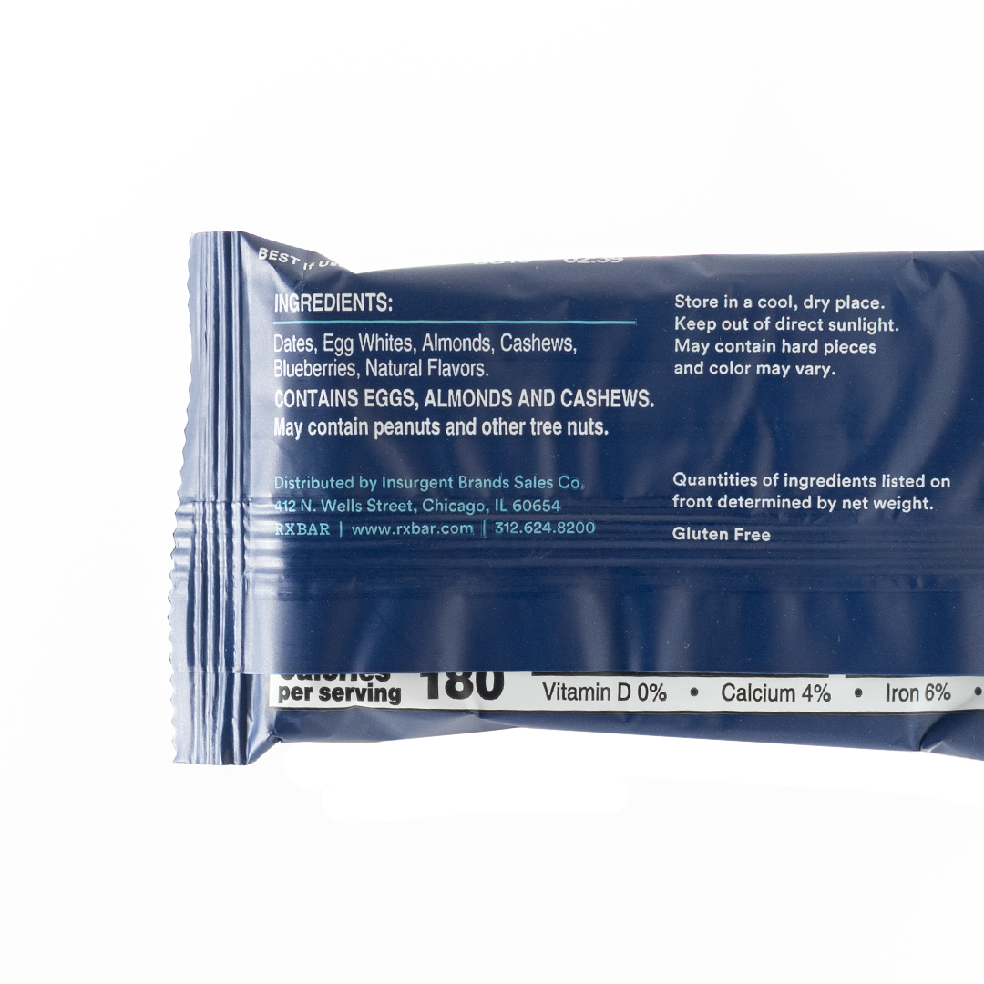 RXBAR Protein Bar Blueberry 52g