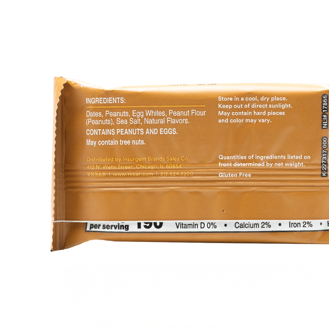 RXBAR Protein Bar Peanut Butter 52g