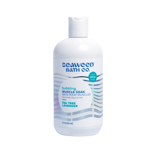 Seaweed Bath Co Bubbling Muscle Soak Tea Tree Lavender 354ml