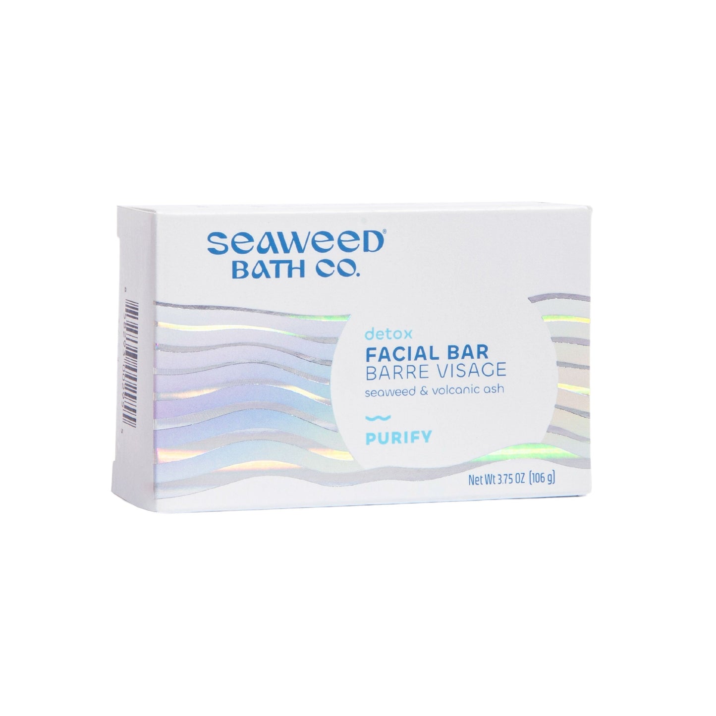 The Seaweed Bath Co. Purifying Detox Facial Bar Unscented 106g