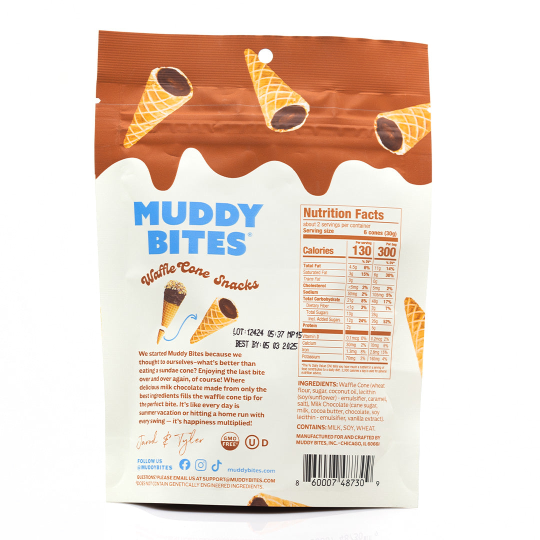 Muddy Bites Milk Chocolate 66g