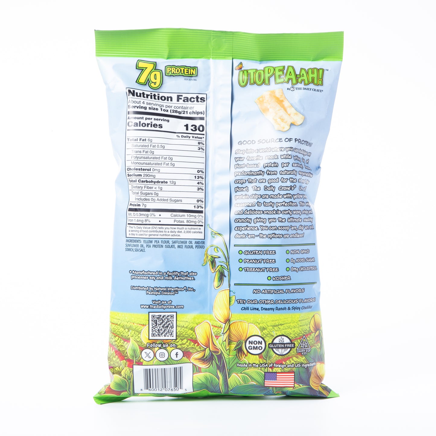 Utopea-ah Sea Salt Protein Chips 113g