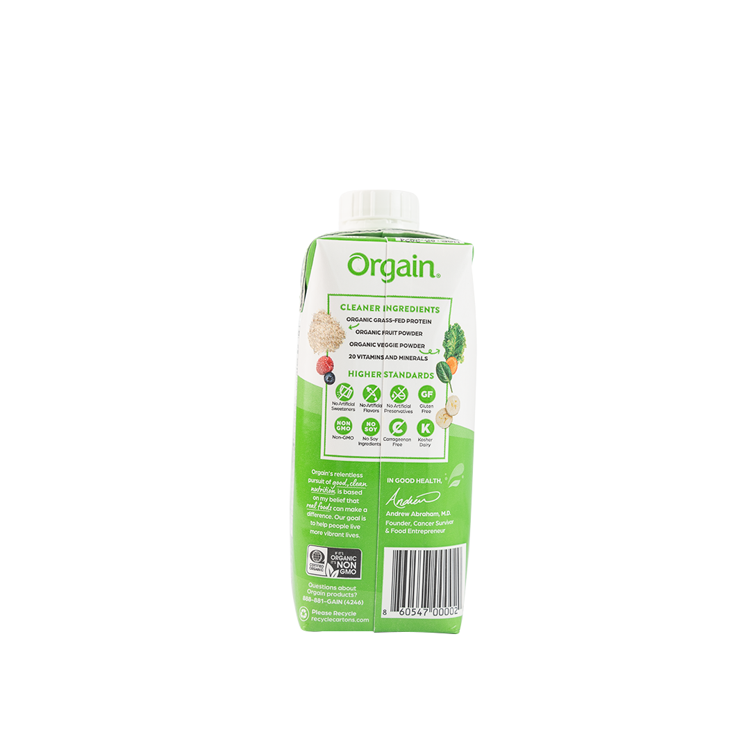Orgain Organic Nutritional Shake Sweet Vanilla Bean 330ml