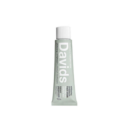 Davids Whitening Antiplaque Peppermint Fluoride Free Toothpaste 50g