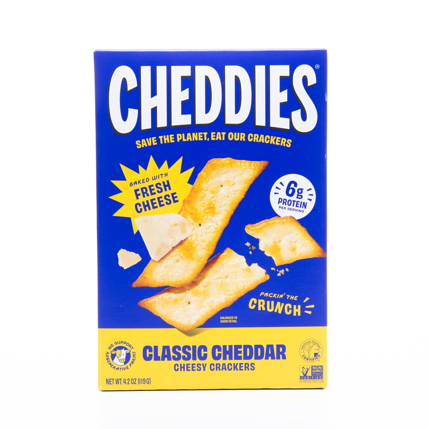 Cheddies Classic Cheddar Cheesy Crackers 119g