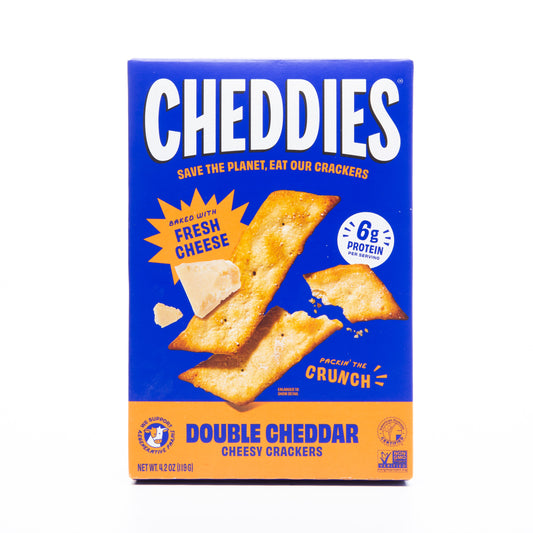 Cheddies Double Cheddar Cheesy Crackers 119g