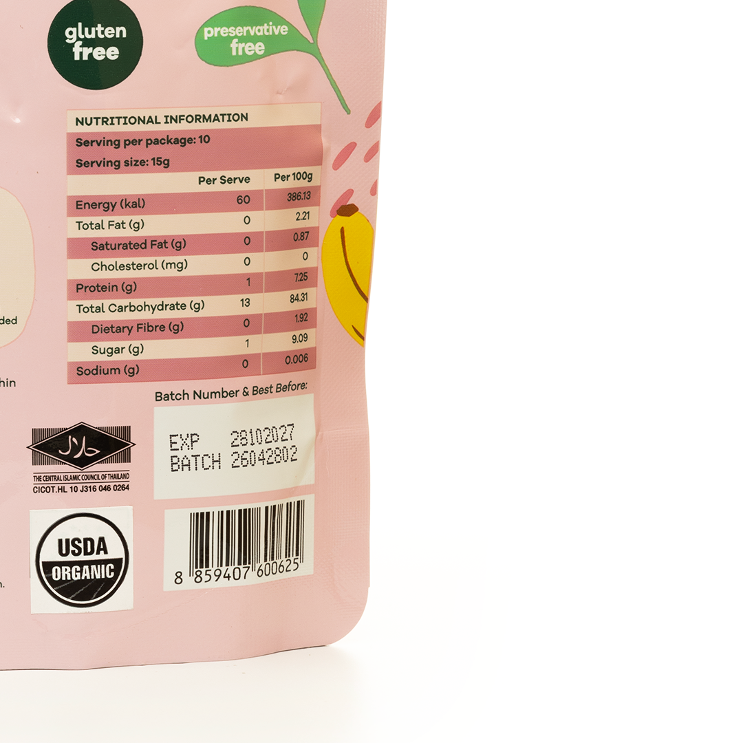 Little Blossom Organic Brown Rice Banana and Strawberry Cereal 150g