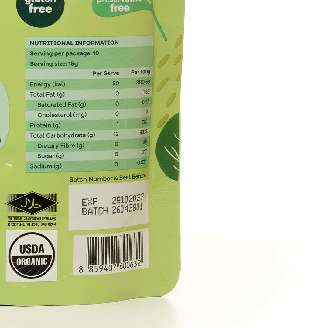 Little Blossom Organic Brown Rice Apple and Spinach Cereal 150g