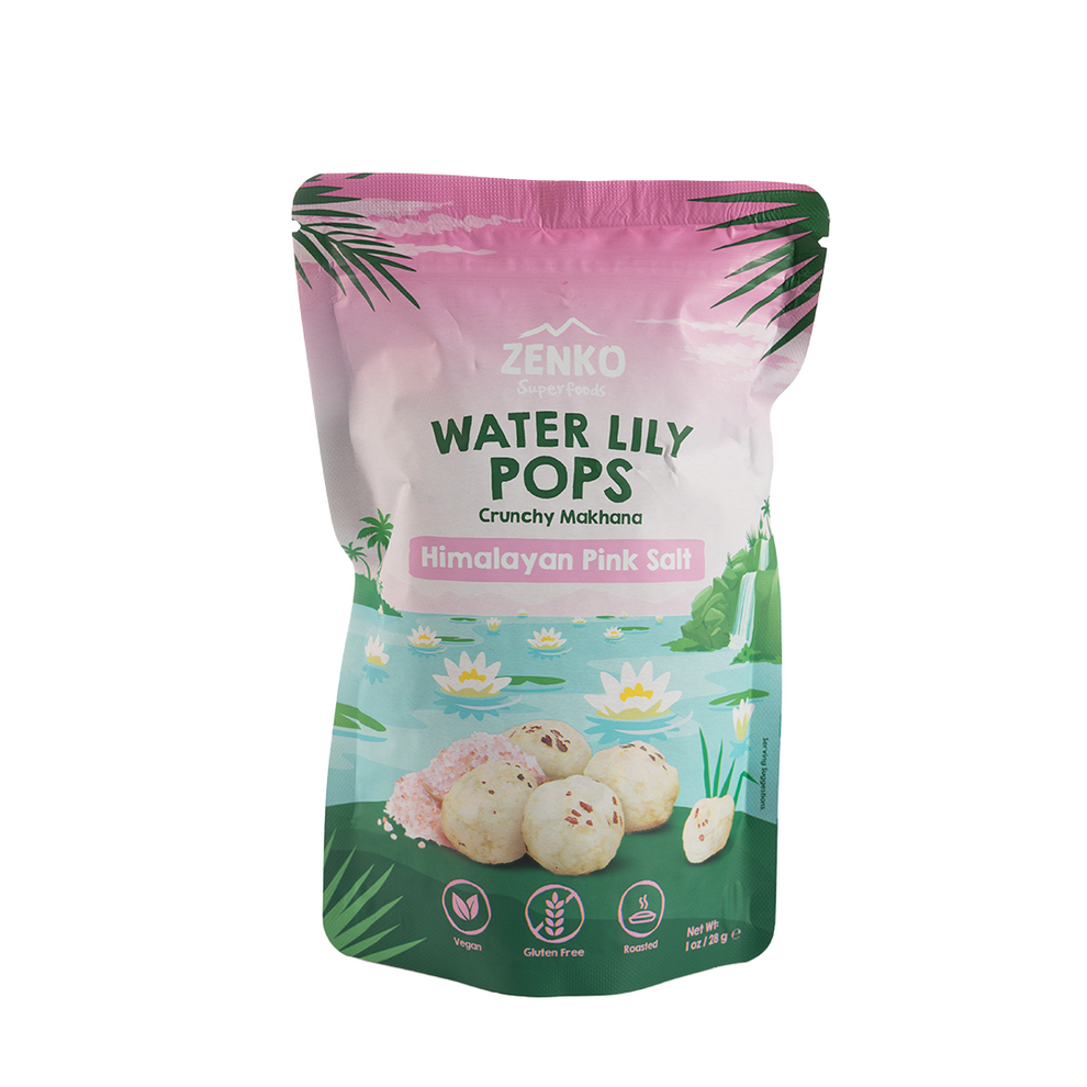 Zenko Superfoods Himalayan Pink Salt Water Lily Pops 28g – Healthy Options