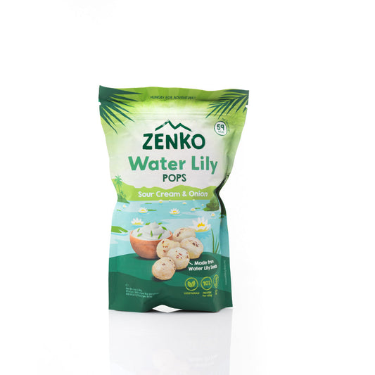 Zenko Super Foods Sour Cream and Onion Water Lily Pops 28g