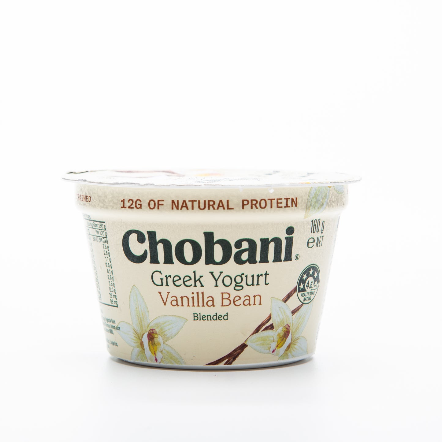 Chobani Vanilla Bean Blended Greek Yogurt 160g