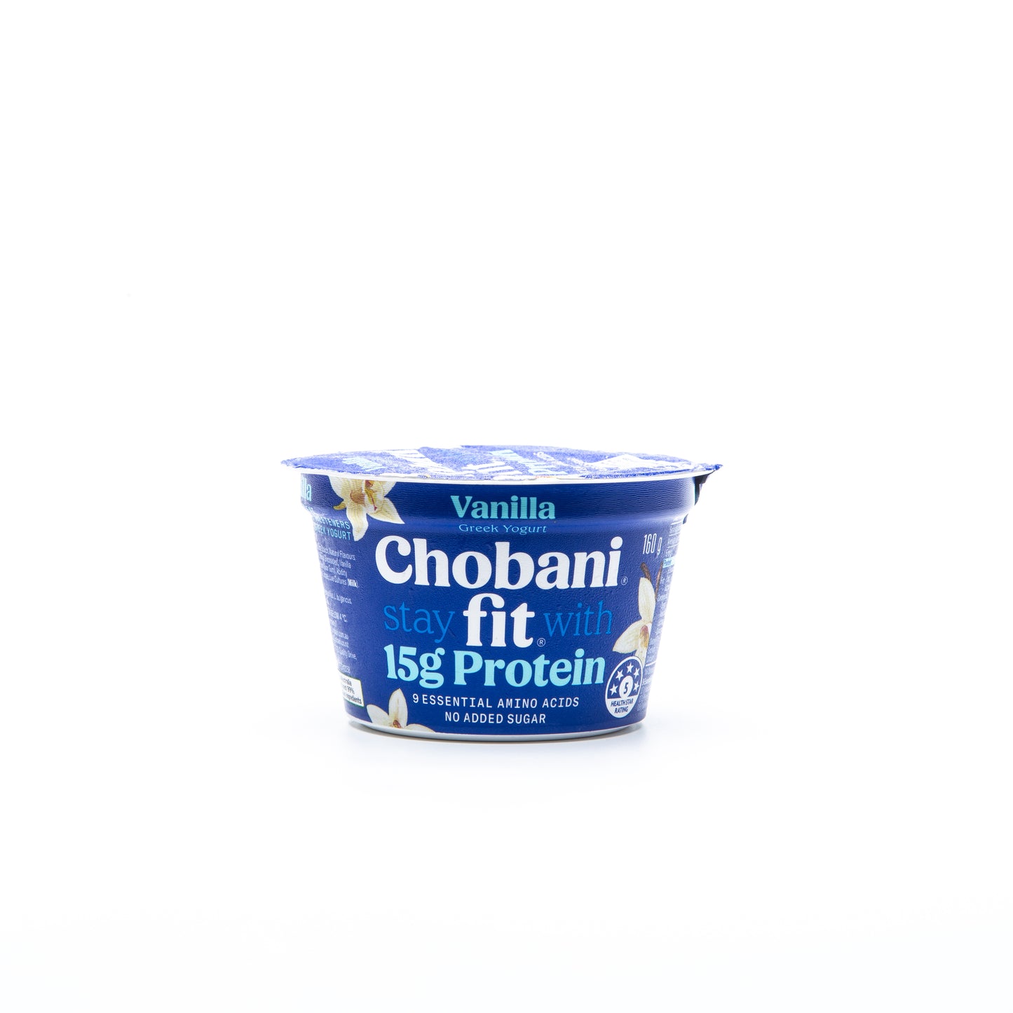 Chobani Vanilla Greek Yogurt Fit (15 g Protein) – 160 g