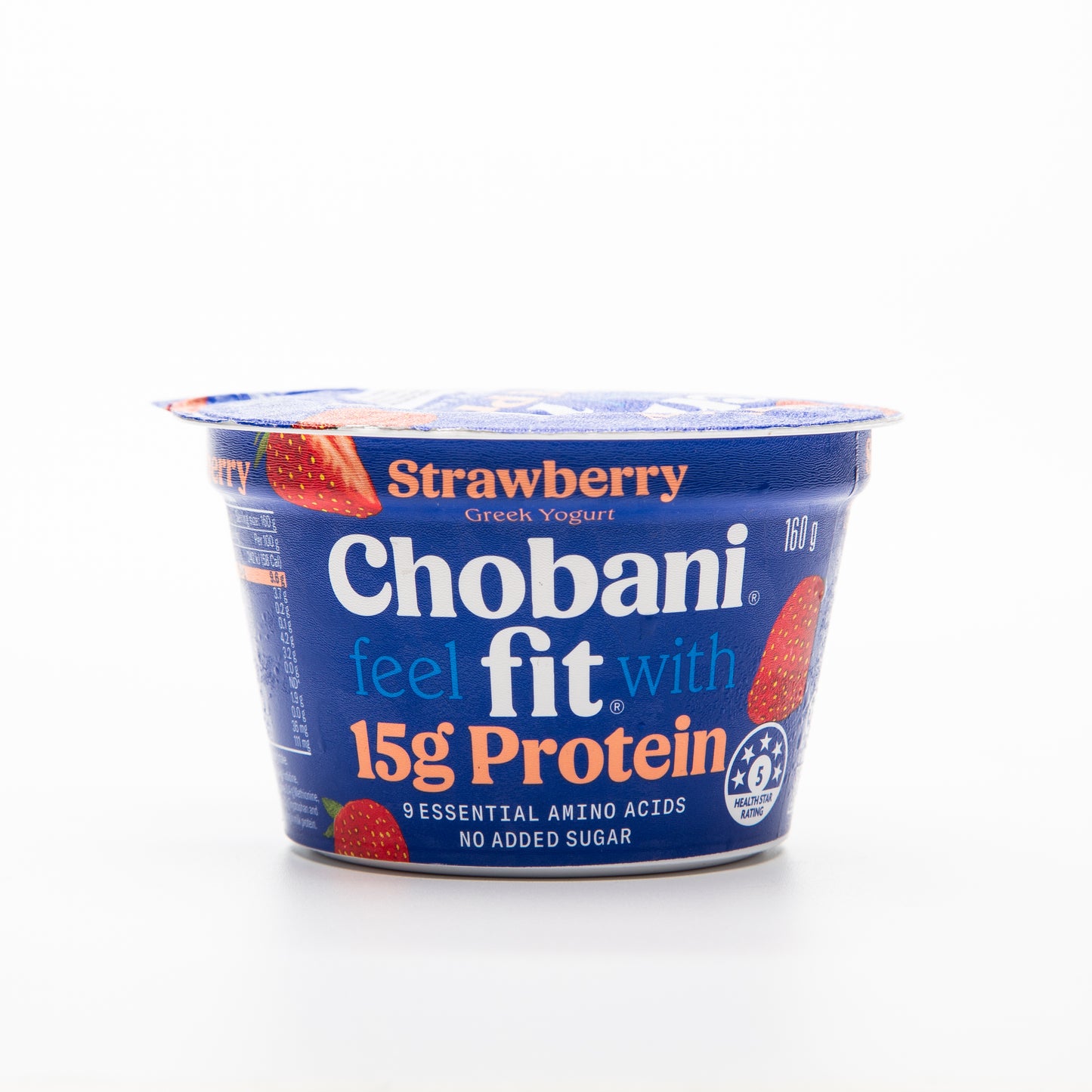 Chobani Strawberry Greek Yogurt Fit (15 g Protein) – 160 g