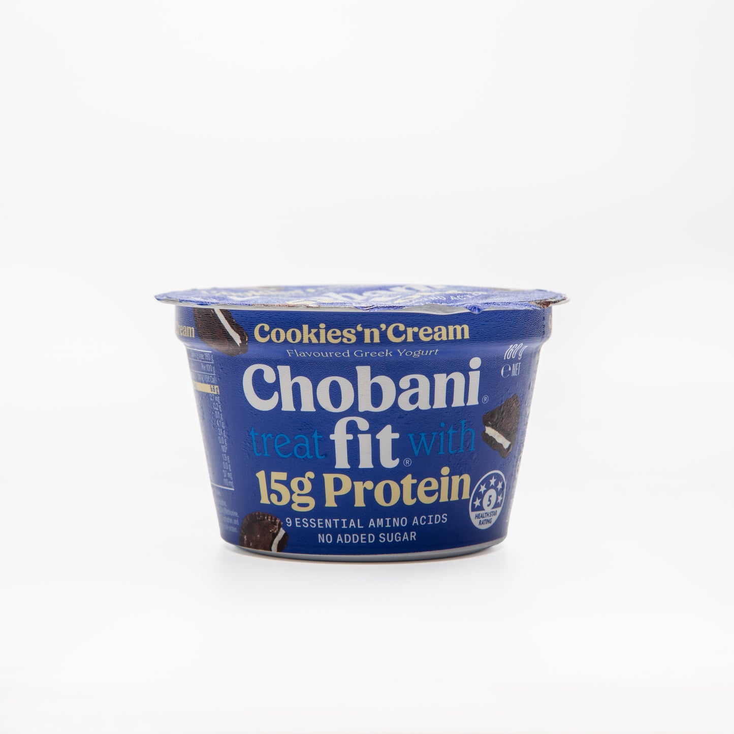 Chobani Cookies and Cream Greek Yogurt Fit (15 g Protein) – 160 g