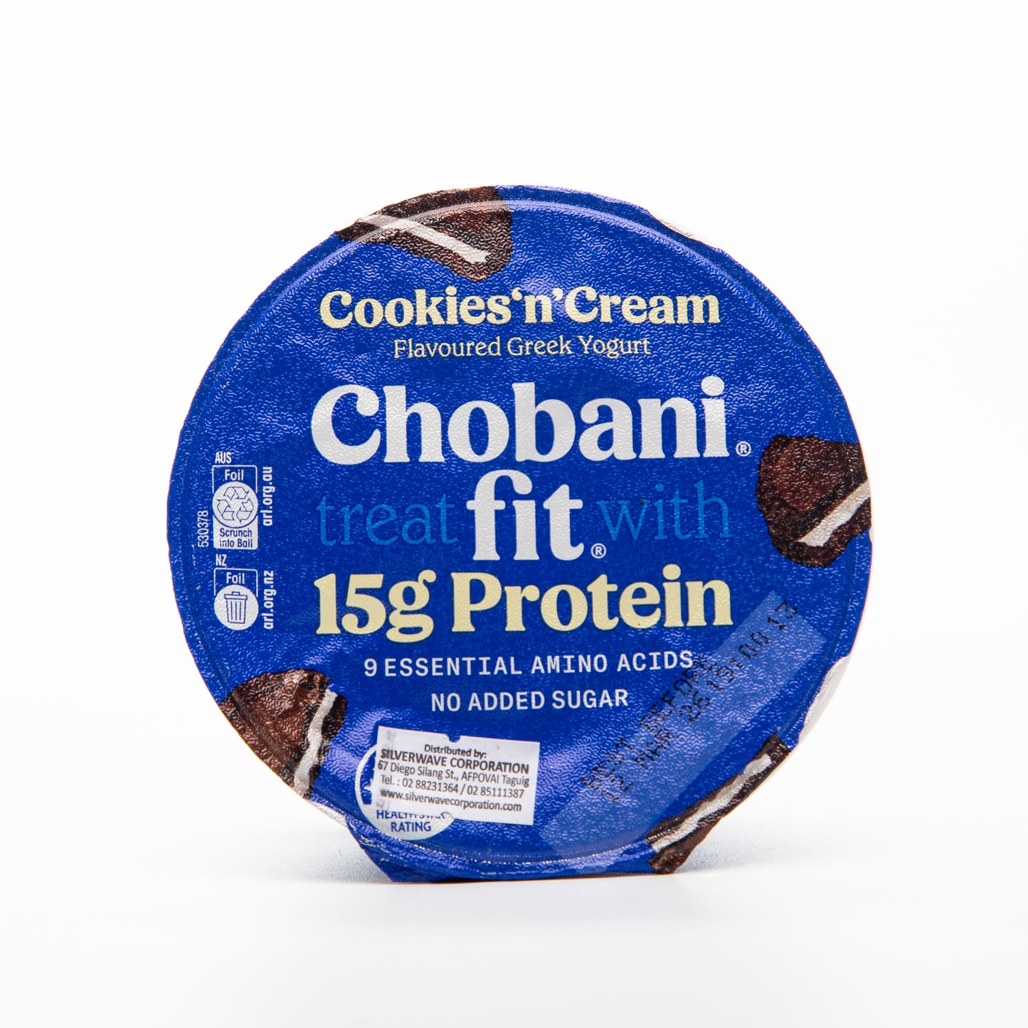 Chobani Cookies and Cream Greek Yogurt Fit (15 g Protein) – 160 g