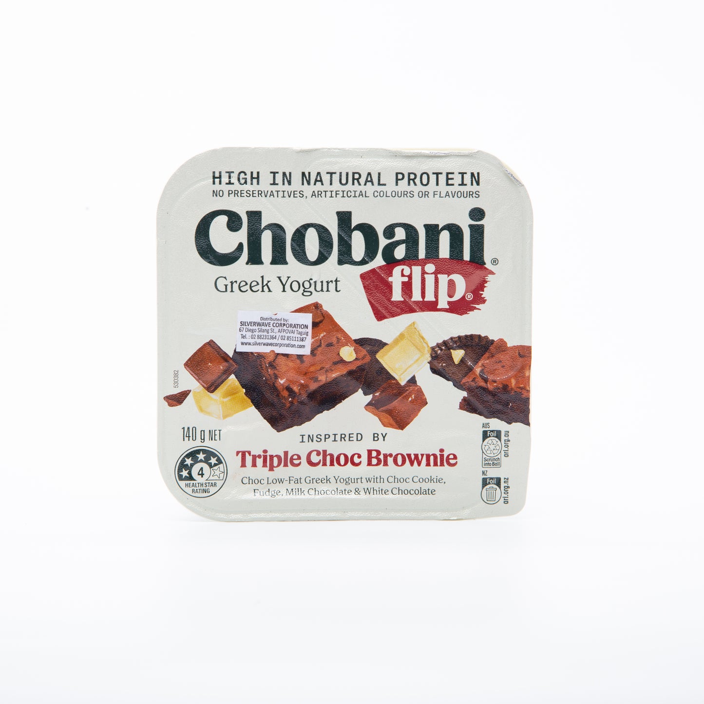 Chobani Triple Chocolate Brownie Greek Yogurt Flip 140g
