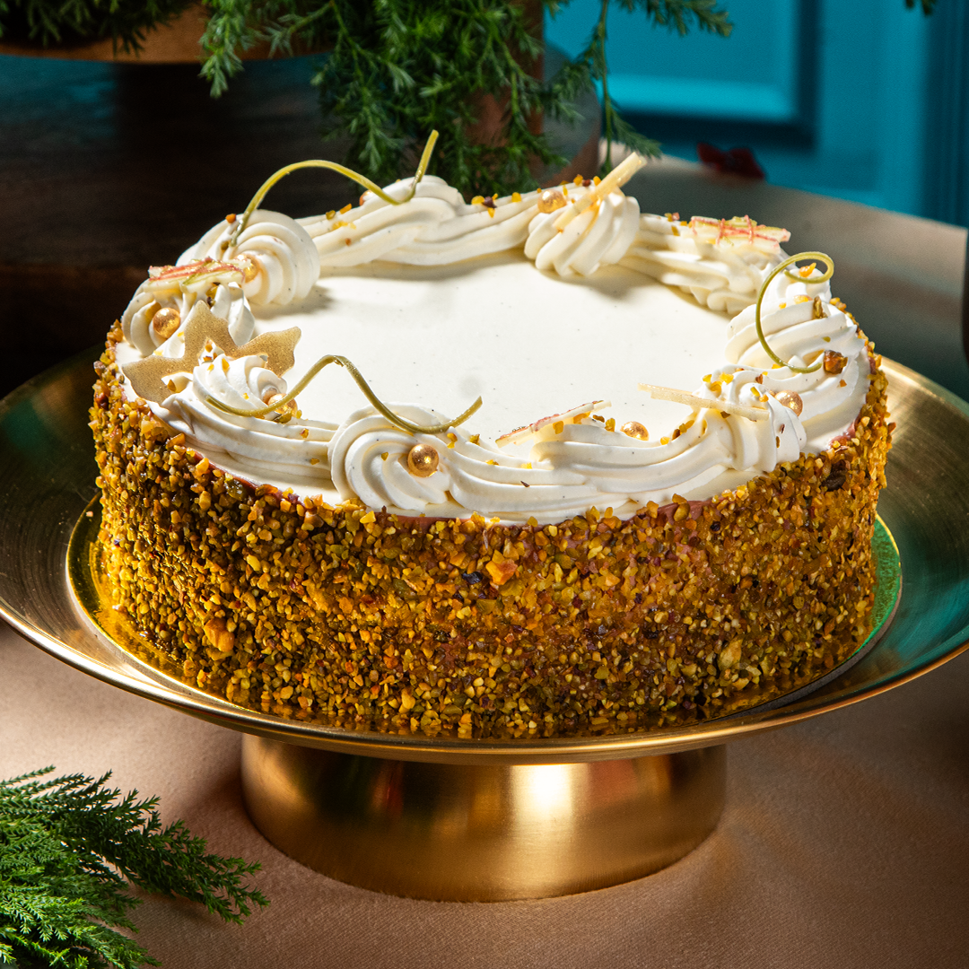 Gluten-Free Chocolate Pistachio Cream Cake