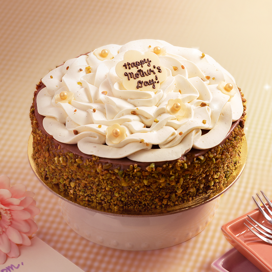 Gluten-Free Chocolate Pistachio Cream Cake