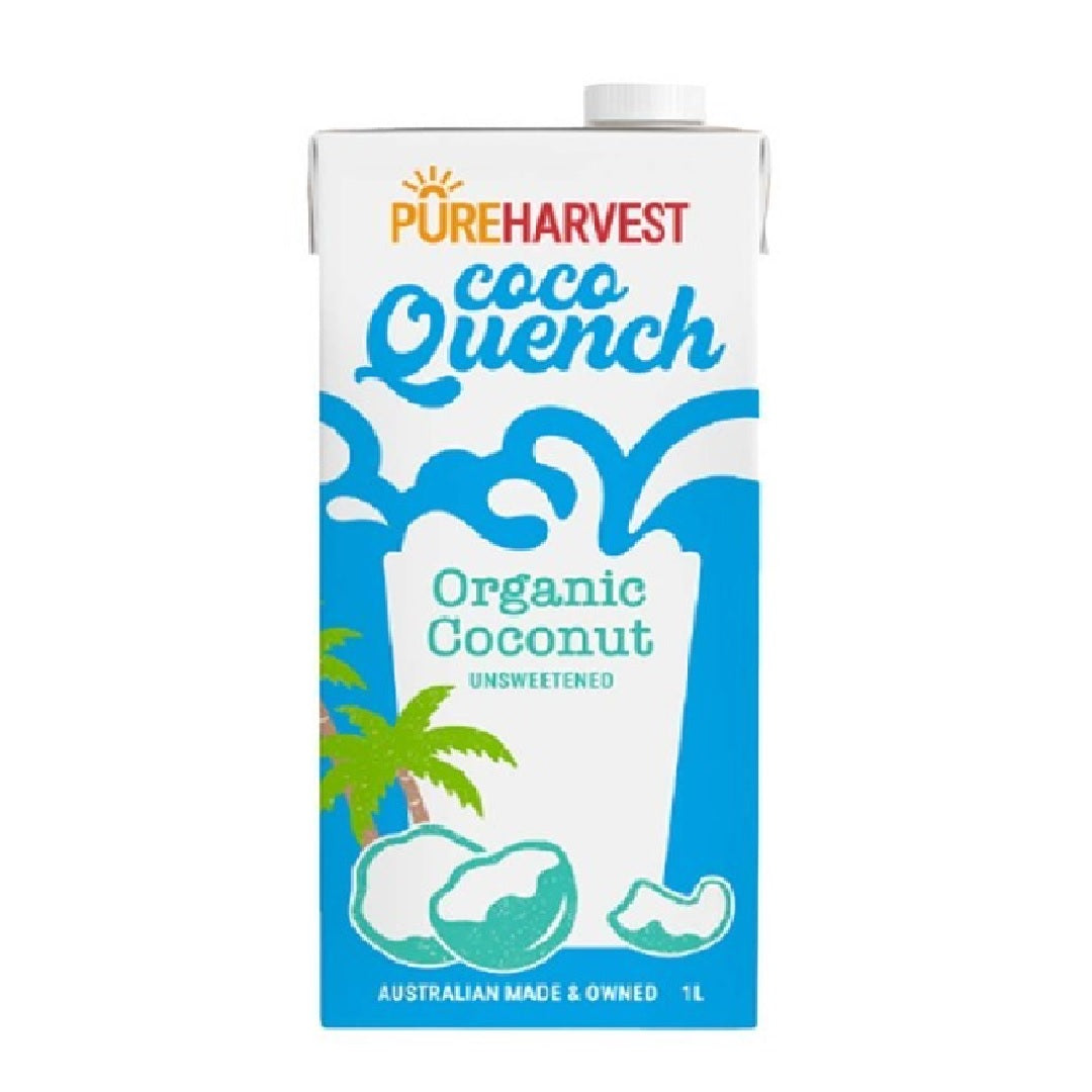 Pure Harvest Organic Coco Quench Unsweetened Coconut Milk 1L